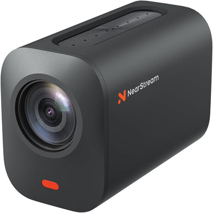 NearStream VM33 Gen 2 Wireless Streaming Camera, 2K Video, 40X Zoom, 6H Battery, App Control, RTMP & NDI, 8 Noise-Canceling Mics & Mic Input, Multi-Camera Live Streaming for YouTube/Facebook/Twitch